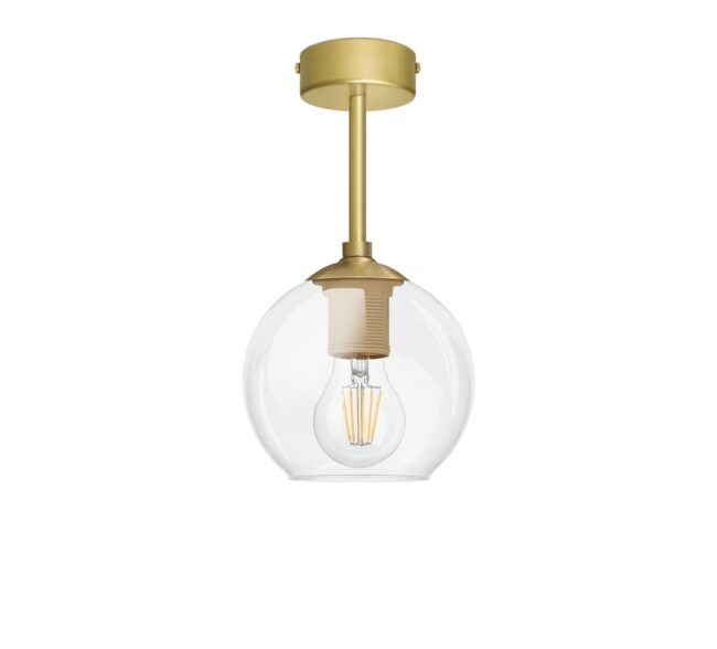 Złota krótka mosiężna lampa sufitowa GT-S1B