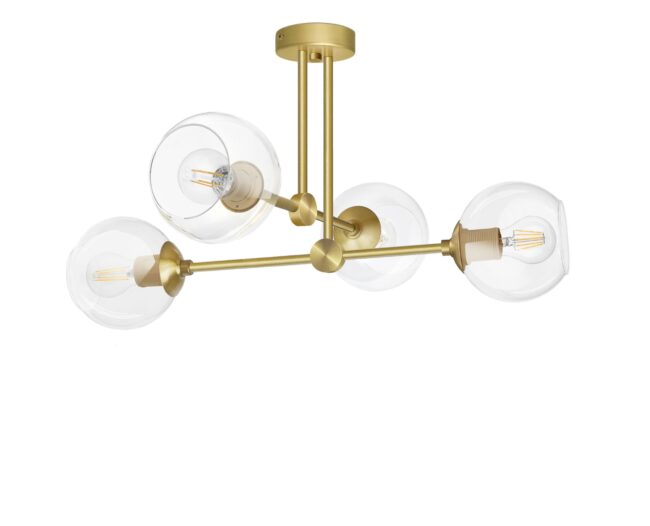 Lampa wisząca złota 4 punktowa GT-S4S