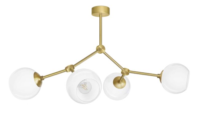 Złota mosiężna lampa loftowa G-S4