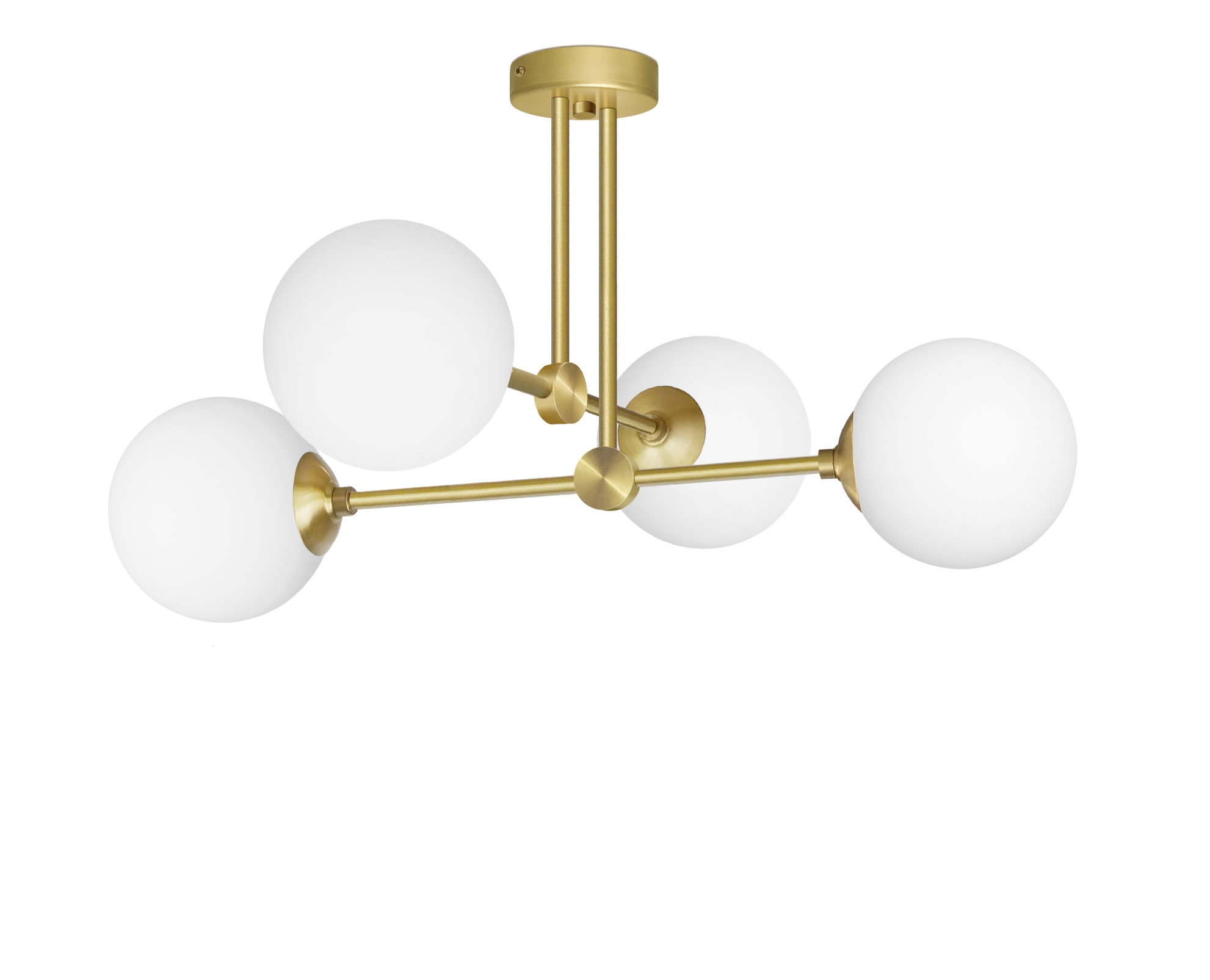 Złota lampa wisząca do pokoju GP-S4S