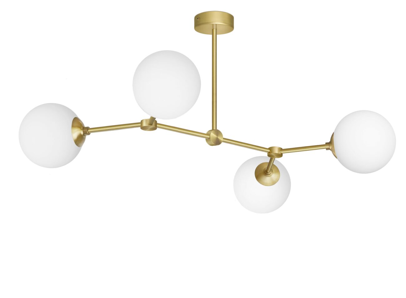 Złota mosiężna lampa do salonu GP-S4T