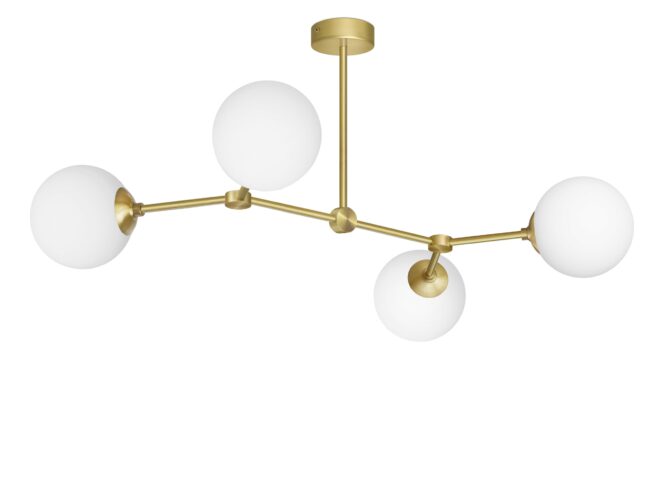 Złota mosiężna lampa do salonu GP-S4T