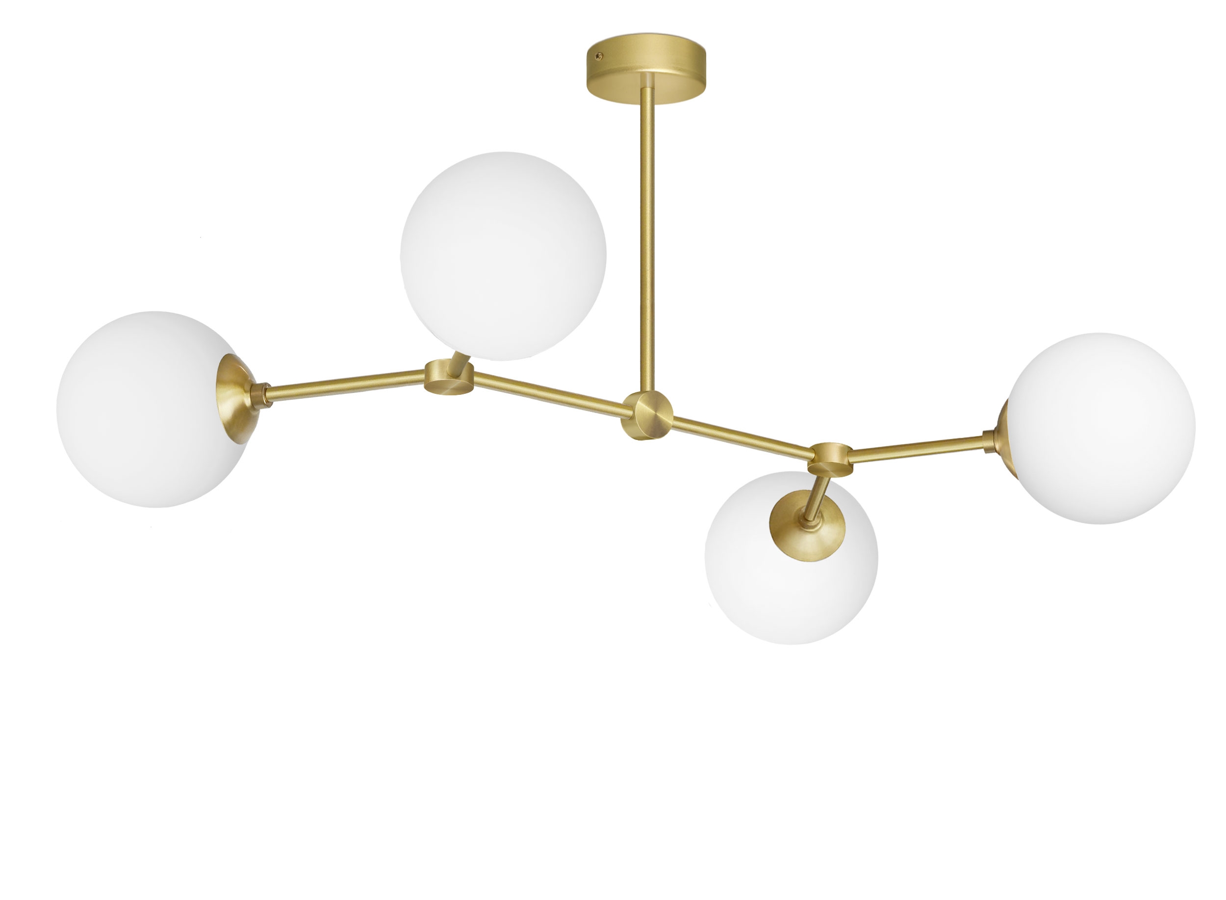 Złota mosiężna lampa do salonu GP-S4T