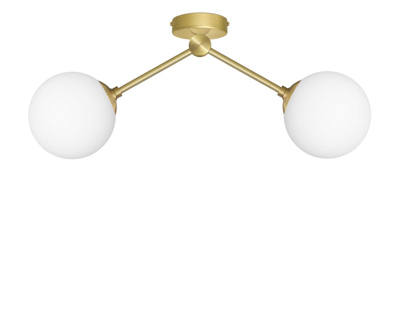 Złota krótka lampa sufitowa GP-S2K