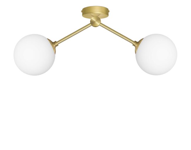 Złota krótka lampa sufitowa GP-S2K