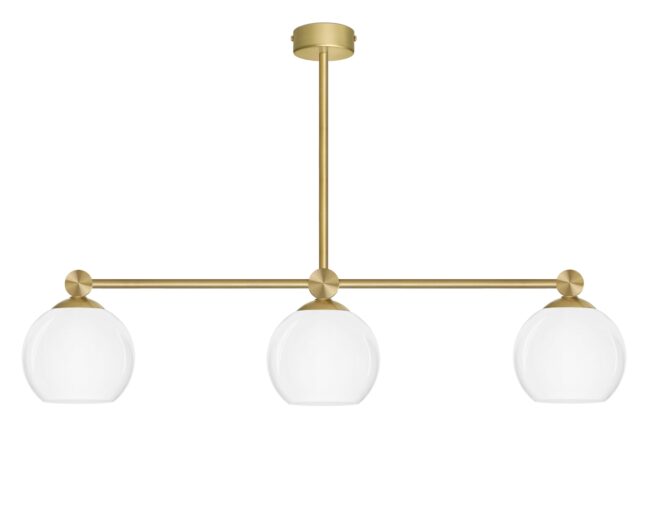 Złota mosiężna lampa wisząca nad stół G-S3L