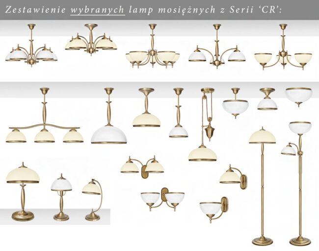 Klasyczna lampa 2-punktowa CR-S2AE