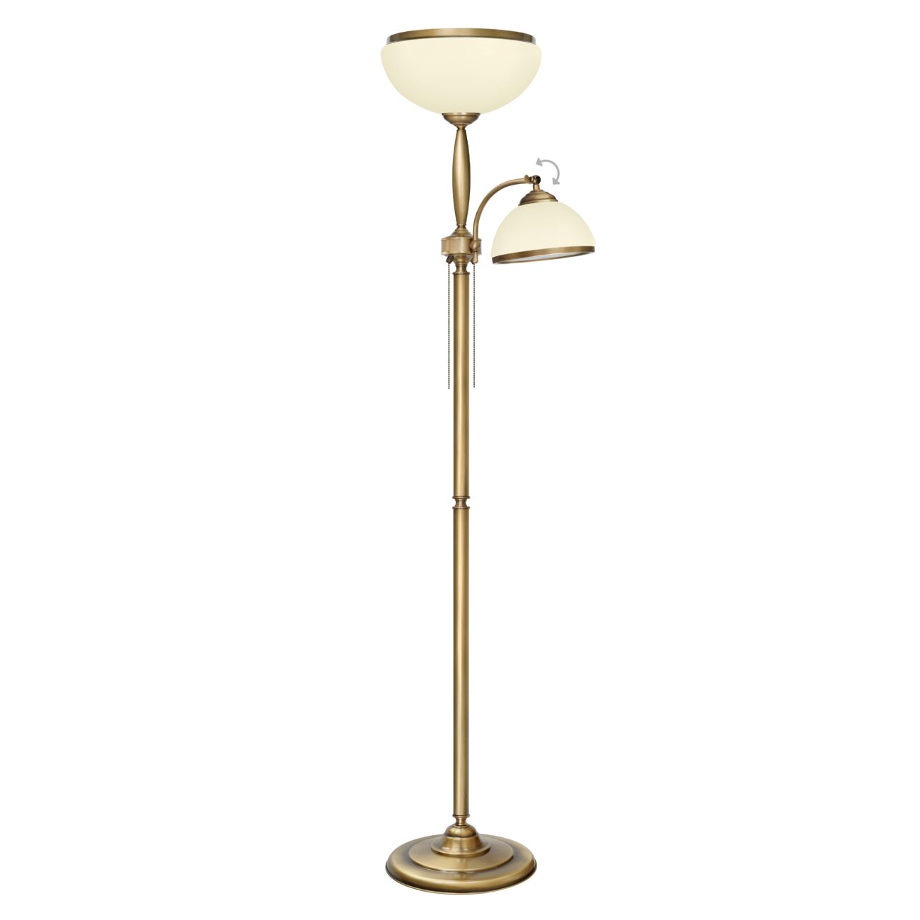 Lampa podłogowa z mosiądzu CR-P2E