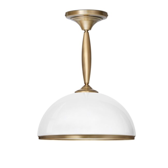 Krótka lampa mosiężna z dużym kloszem CR-S1KD