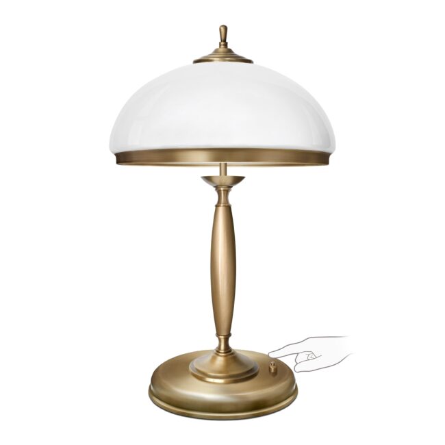 Lampa z mosiądzu na duże biurko CR-B2-P