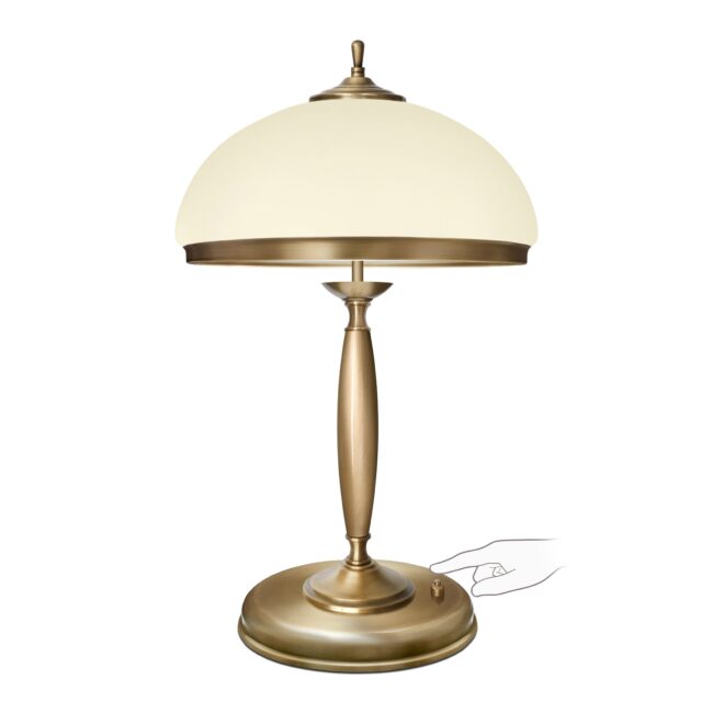 Klasyczna lampa stołowa z włącznikiem na podstawie CR-B2E-P