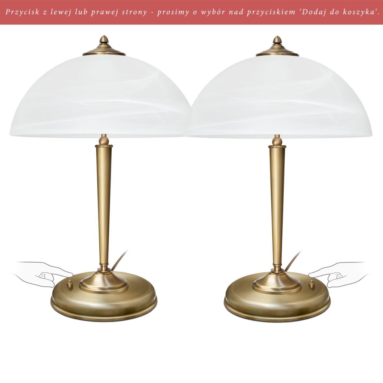 Elegancka lampa stołowa do salonu Y-B2-P