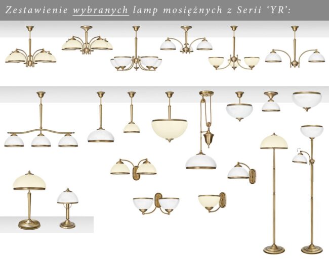 Zwis mosiężny YR-S1M