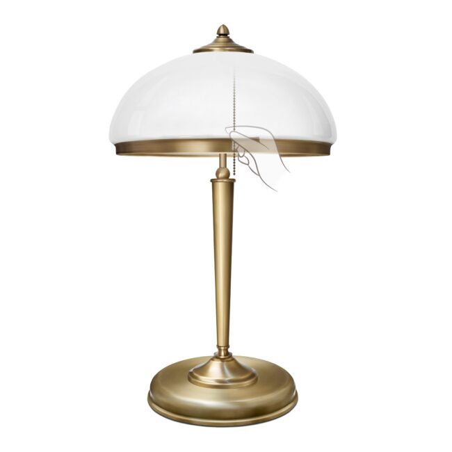 Klasyczna lampa z białą amplą YR-B2-L