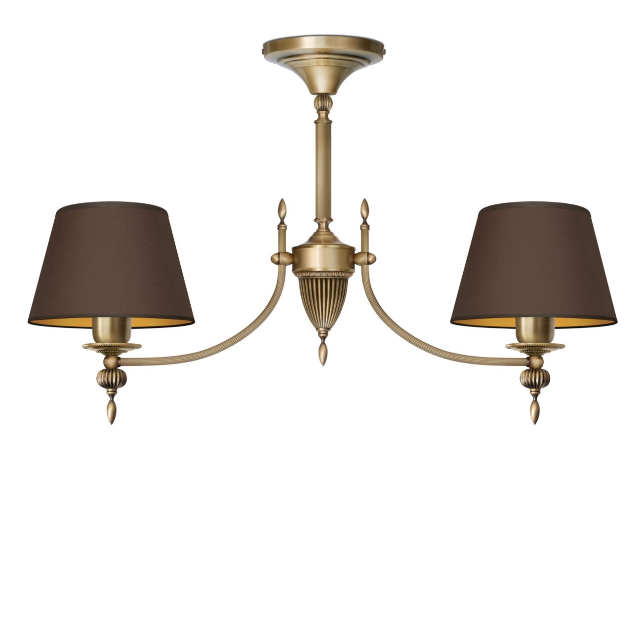 Lampa wisząca z dwoma abażurami A-S2AKm
