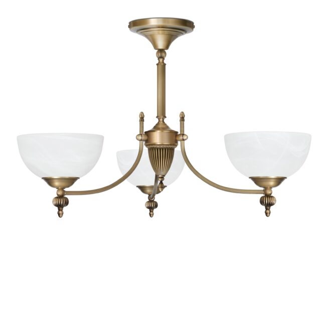 Klasyczna lampa z trzema kloszami AK-S3AK