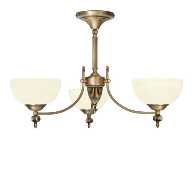 Klasyczna lampa z trzema kloszami AK-S3AK