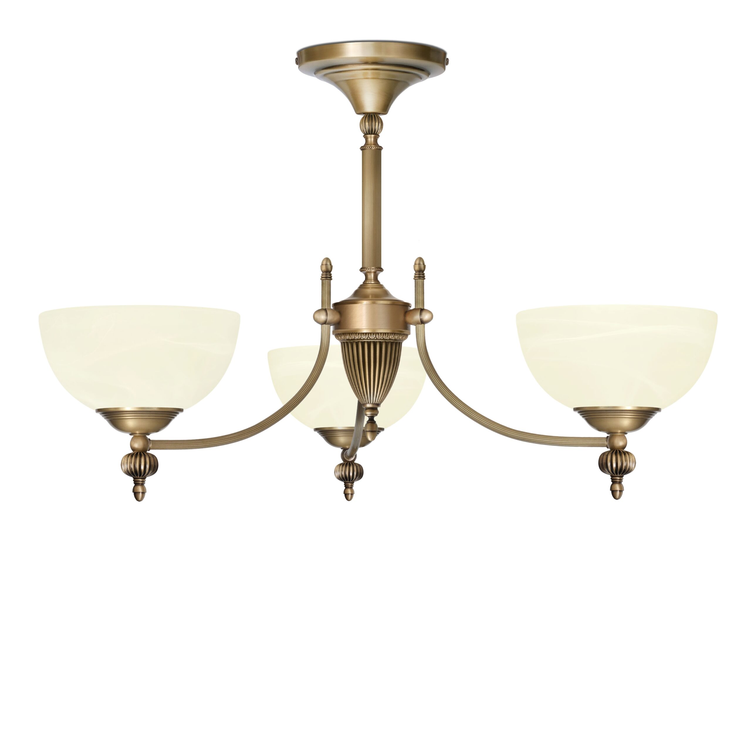 Klasyczna lampa z trzema kloszami AK-S3AK - obrazek 2