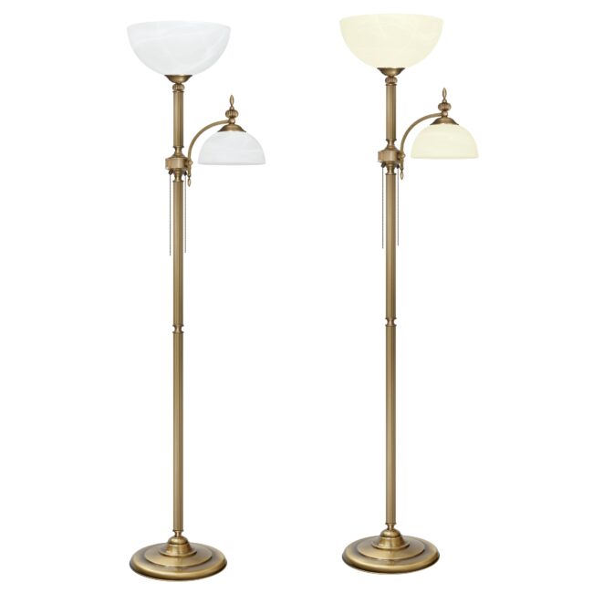 Mosiężna lampa podłogowa H-P2