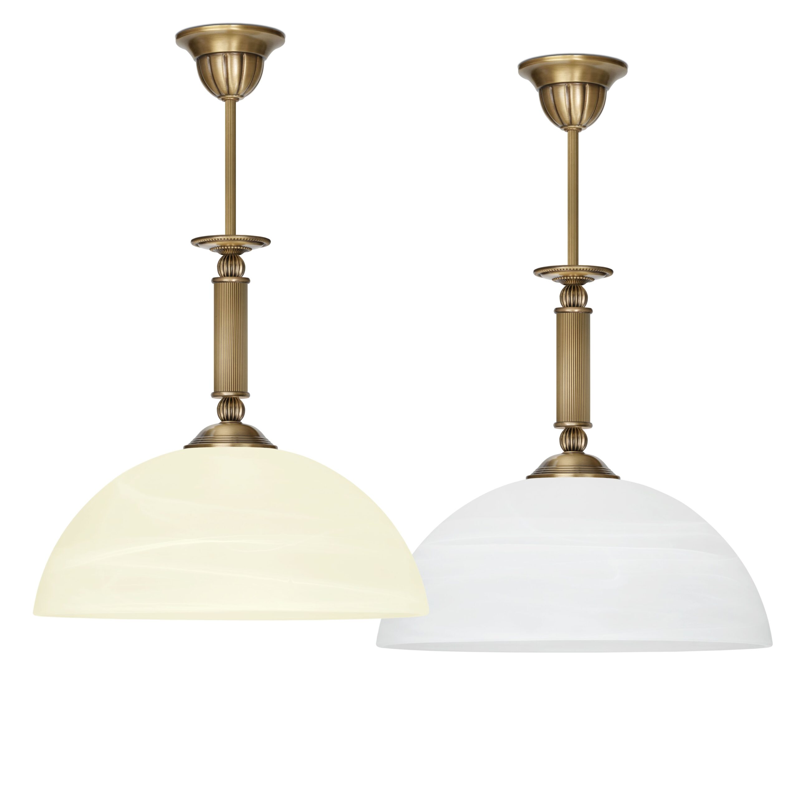 Lampa mosiężna z 1 kloszem H-S1