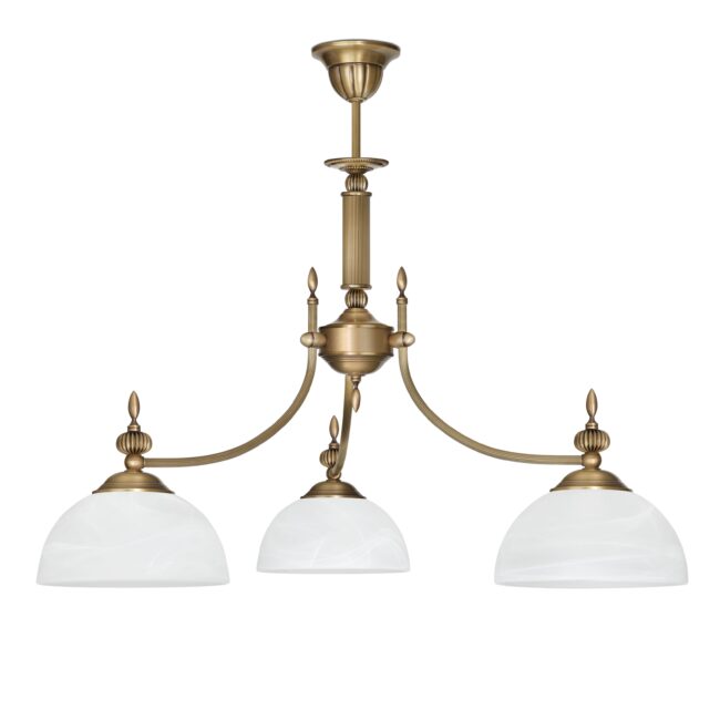 Mosiężna lampa 3-punktowa H-S3WK