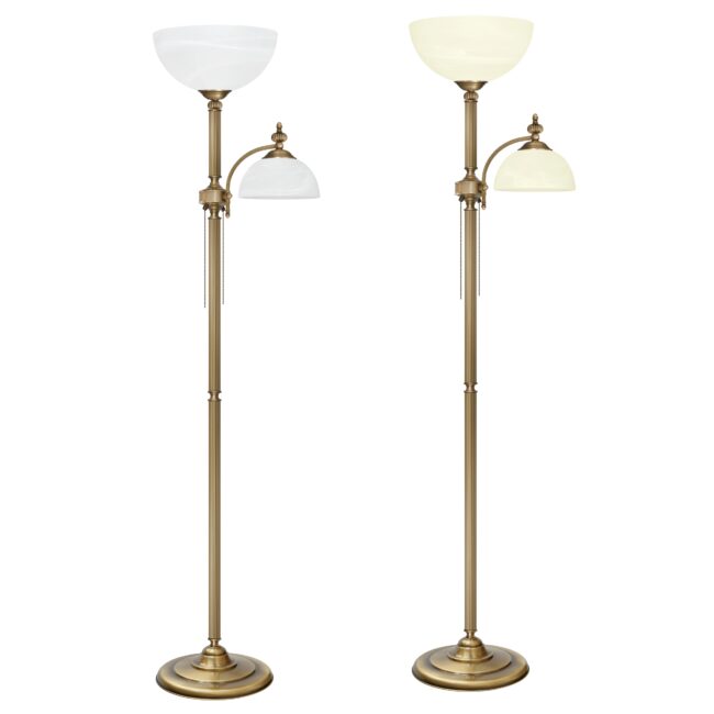 Lampa podłogowa mosiężna AK-P2