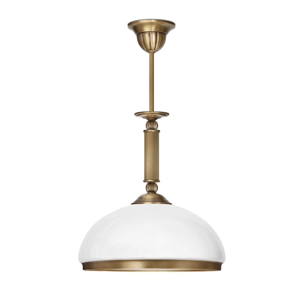 Lampa mosiężna z 1 kloszem HR-S1