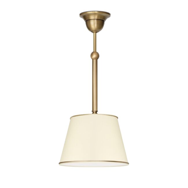 Mosiężna lampa wisząca z małym abażrem YA-S1M20