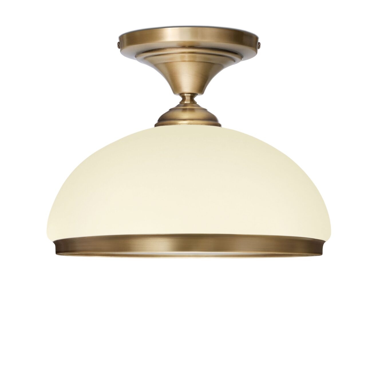 Złota lampa z kloszem amplą YR-PL1GE30