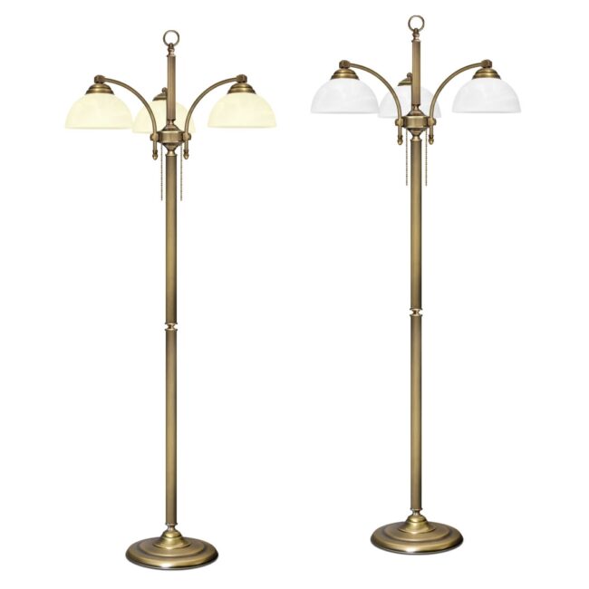 Mosiężna lampa podłogowa B-P3