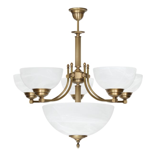 Mosiężna lampa 6-punktowa B-S6A