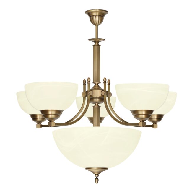 Mosiężna lampa 6-punktowa B-S6A