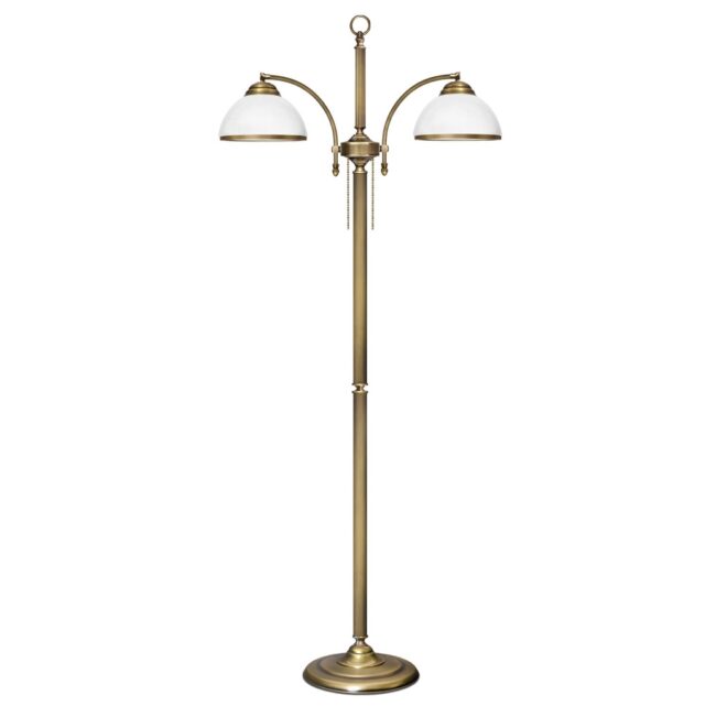 Mosiężna lampa podłogowa R-P2N
