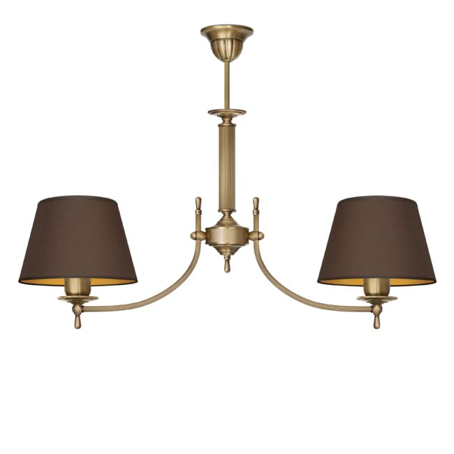 Mosiężna lampa 2-punktowa L-S2NAm