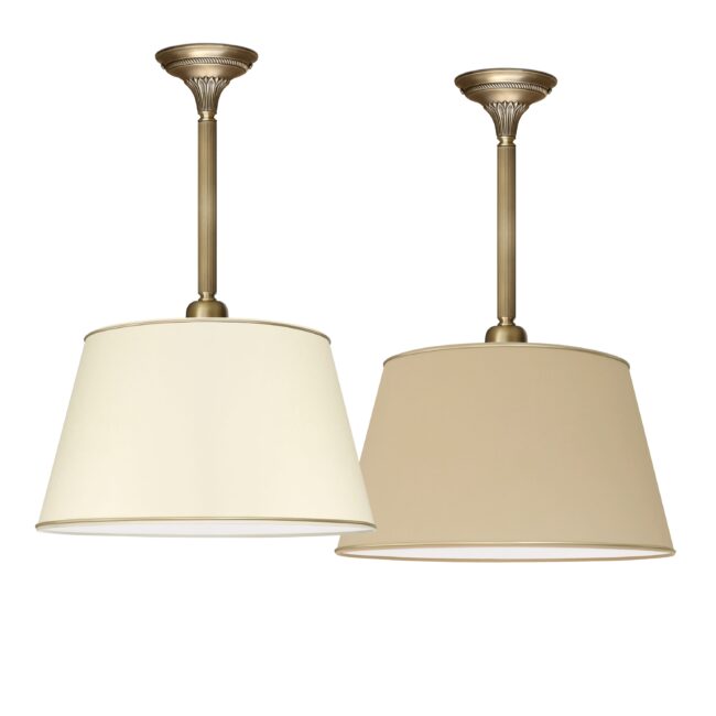 Lampa mosiężna z abażurem LA-S1B