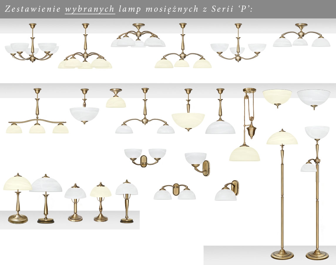 Klasyczna lampa na biurko P-B2C - obrazek 3