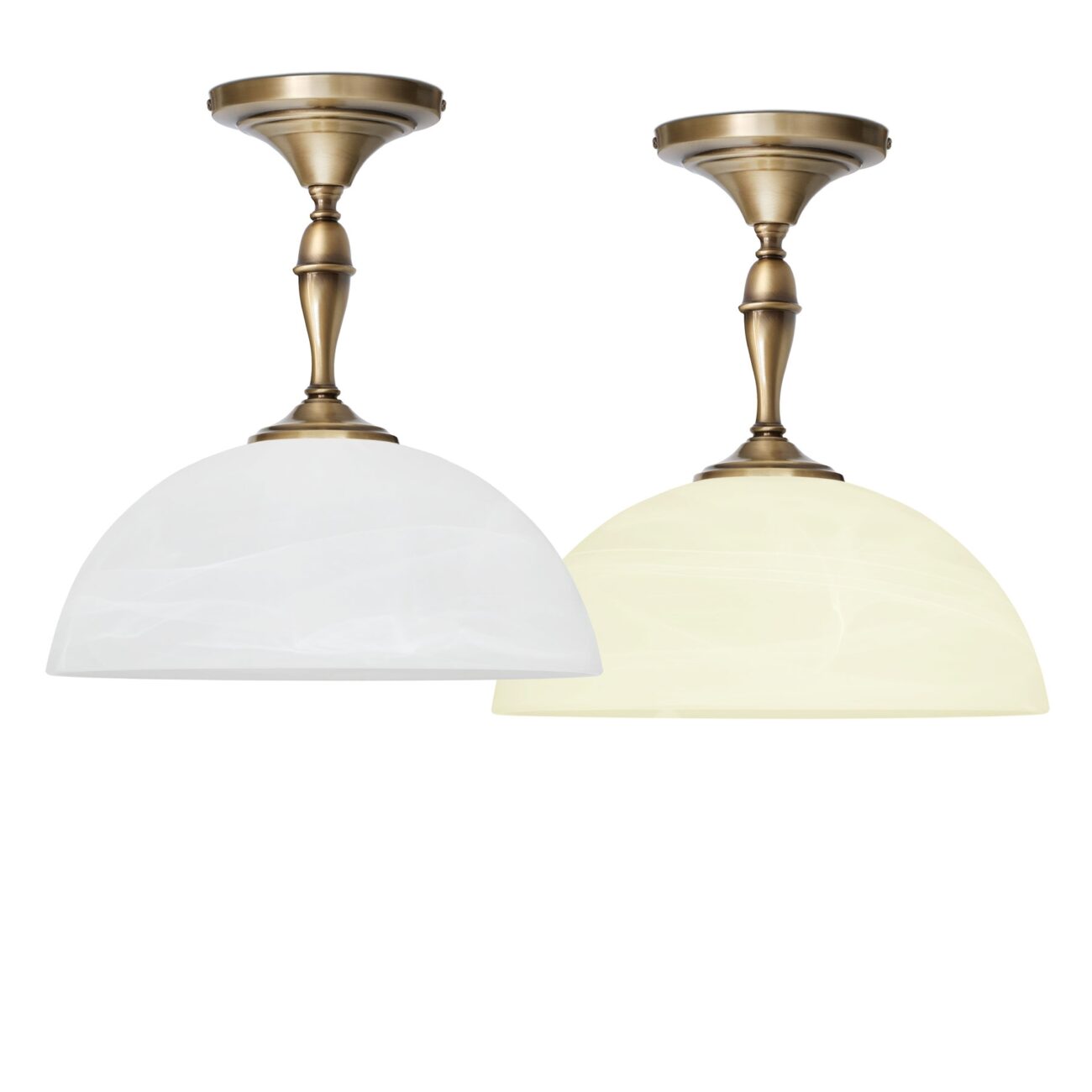 Niska złota rustykalna lampa wisząca P-S1CK