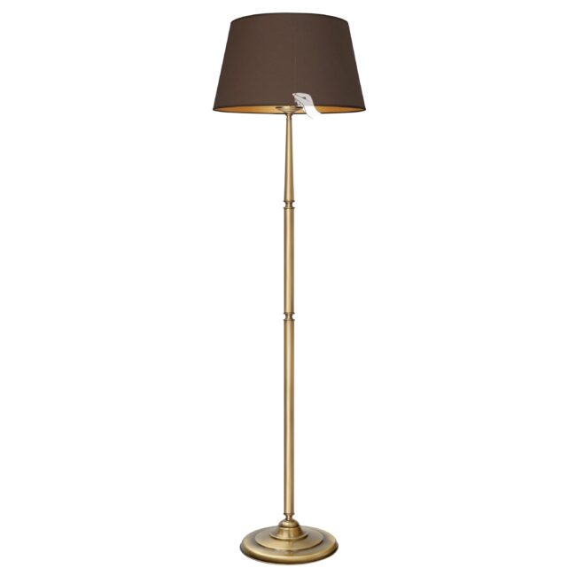 Antyczna lampa podłogowa z mosiądzu YA-P1m-L