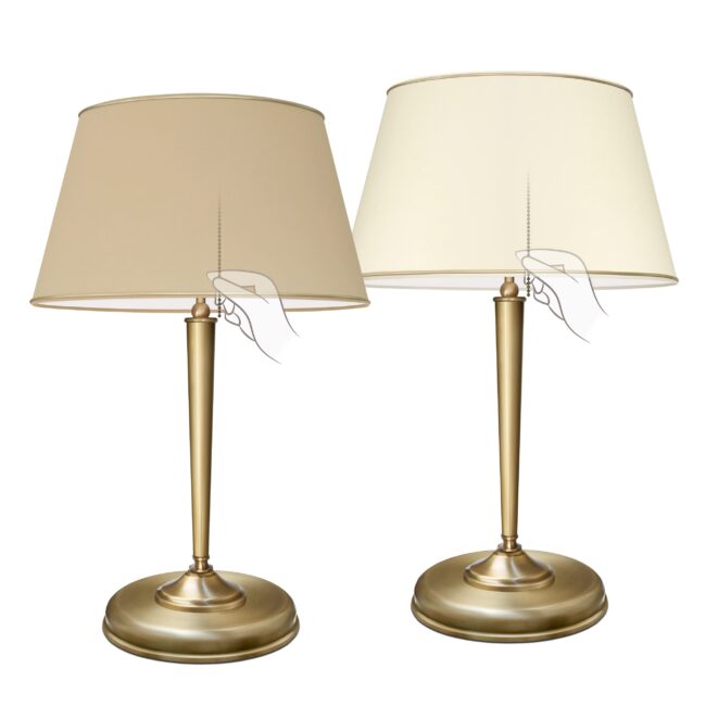Elegancka lampa mosiężna na biurko YA-B2-L