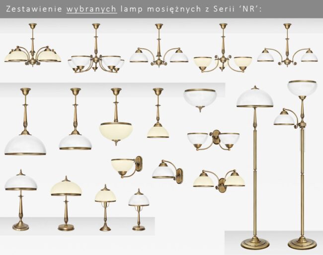 Klasyczna lampa 2-punktowa NR-S2A