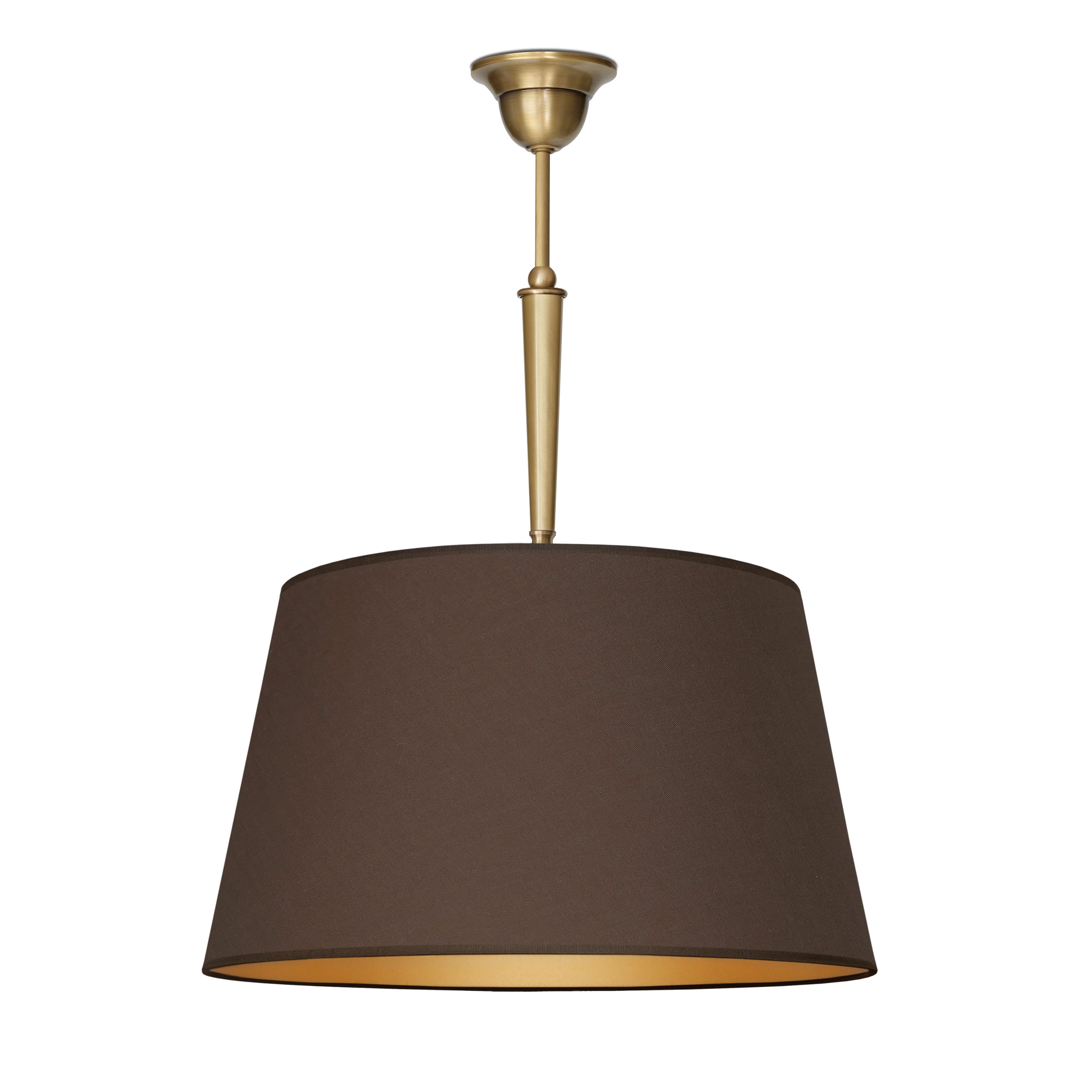 Lampa mosiężna z abażurem YA-S1C45M