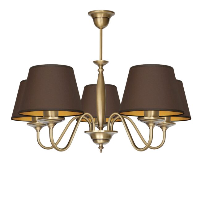 Mosiężna lampa 5-punktowa F-S5m