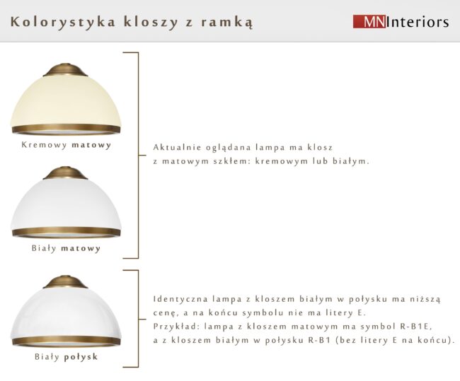 Klasyczna lampa HR-S1PE