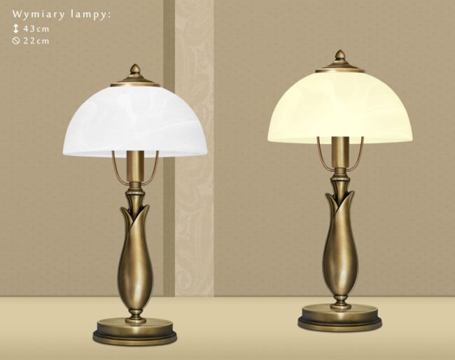 Klasyczna lampa biurkowa D-B1B