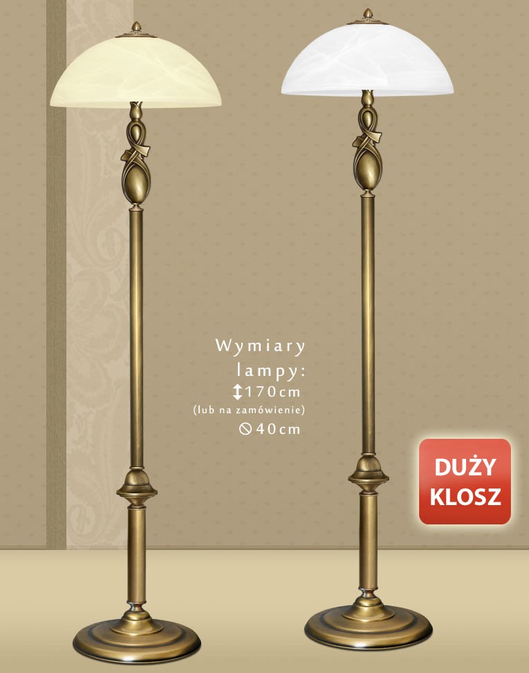 Klasyczna lampa podłogowa D-P1D