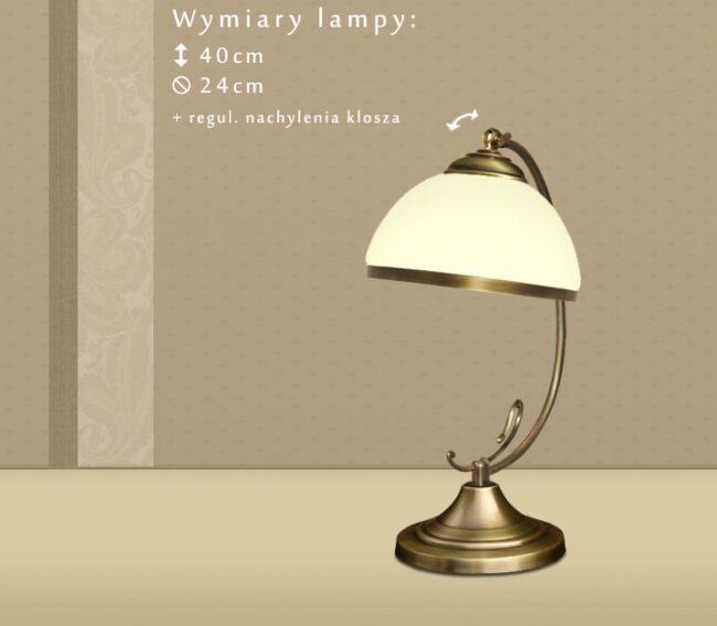 Lampa stołowa mosiężna DR-B1E