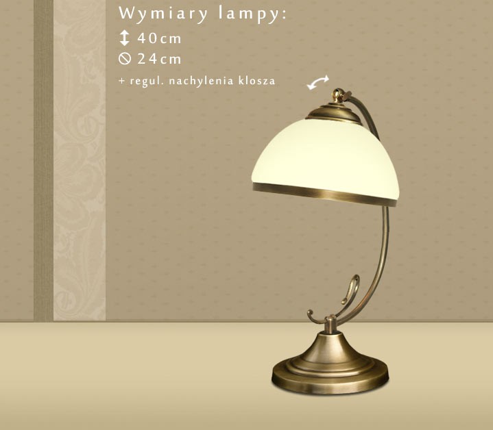 Lampa stołowa mosiężna DR-B1E