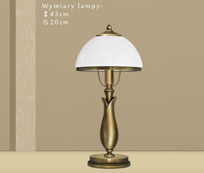 Lampa stołowa mosiężna DR-B1G