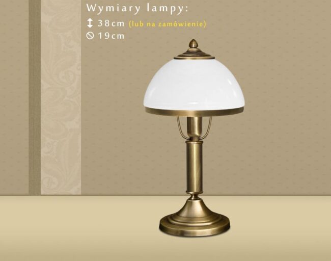 Lampa stołowa z mosiądzu DR-B1B