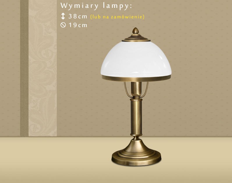 Lampa stołowa z mosiądzu DR-B1B